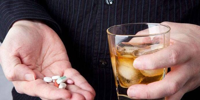 Antibiotica en alcohol