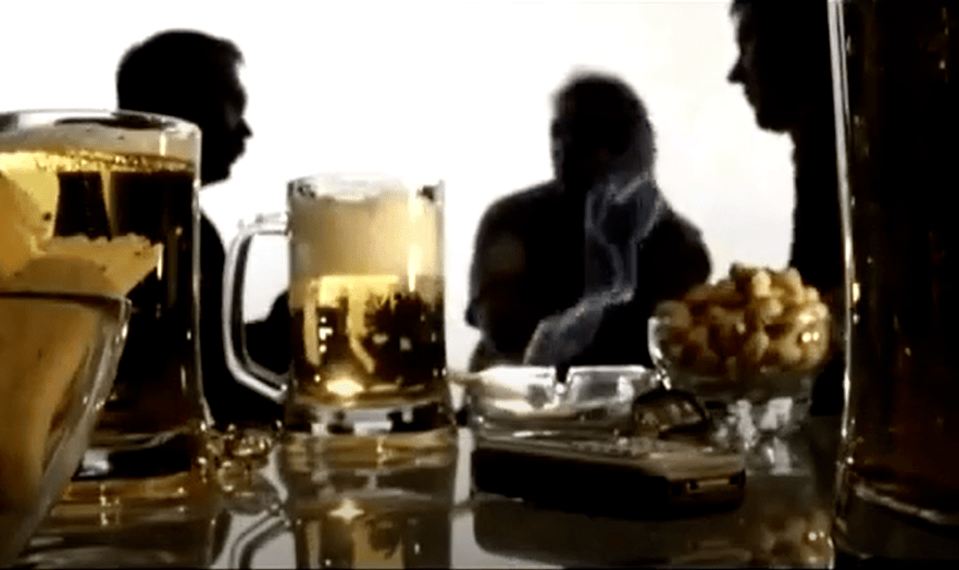 Alcohol drinken in een mannelijk bedrijf