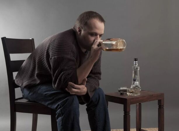 Alcoholische man
